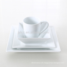 2015 hot sale white dinner set in ceramic